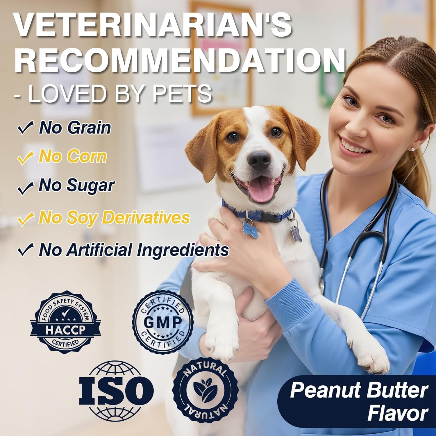 Premium Hip and Joint Chews for Dogs - 200 Count with Probiotics, Glucosamine, and Omega-3 for Optimal Health
